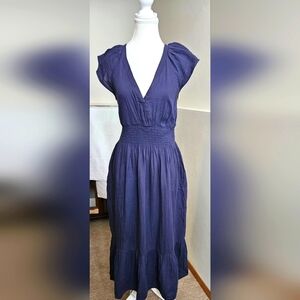 NEW Navy colored cotton sundress